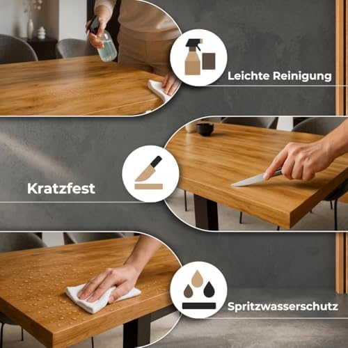 Rozkładany stół jadalniany Leonardo 100-300 cm dąb craft