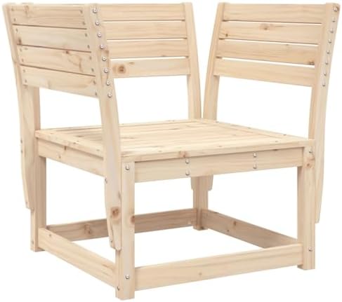 Pięcioosobowy komplet sof ogrodowych z litej sosny