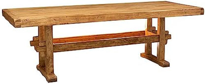 Ogromny stół z surowego drewna z odzysku 250×100 cm