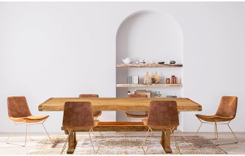 Ogromny stół z surowego drewna z odzysku 250×100 cm