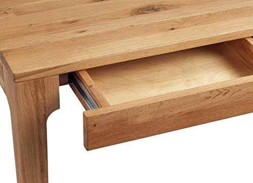 Biurko sekretarzyk z dzikiego dębu olejowane lite drewno